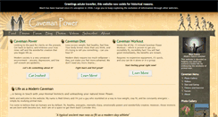 Desktop Screenshot of cavemanpower.com